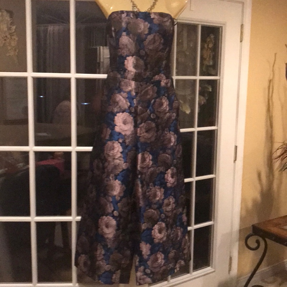 Anthropologie Jacquard Jumpsuit - Picture 8 of 8